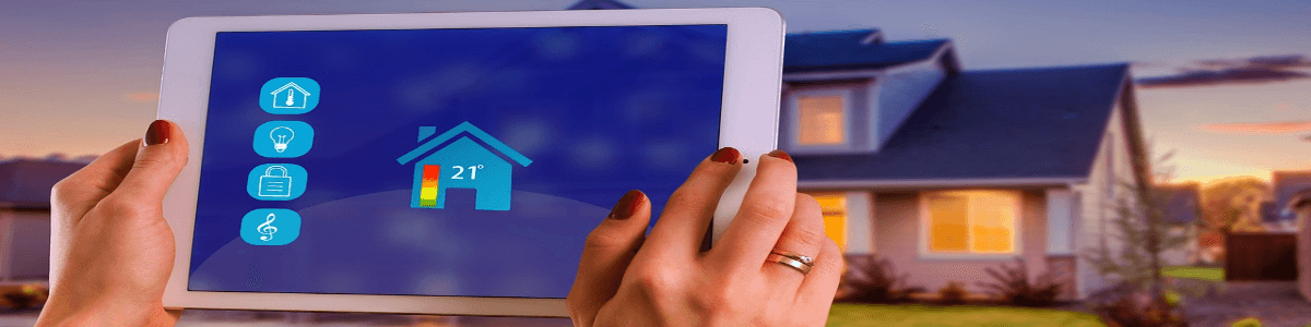 Smart home app on tablet
